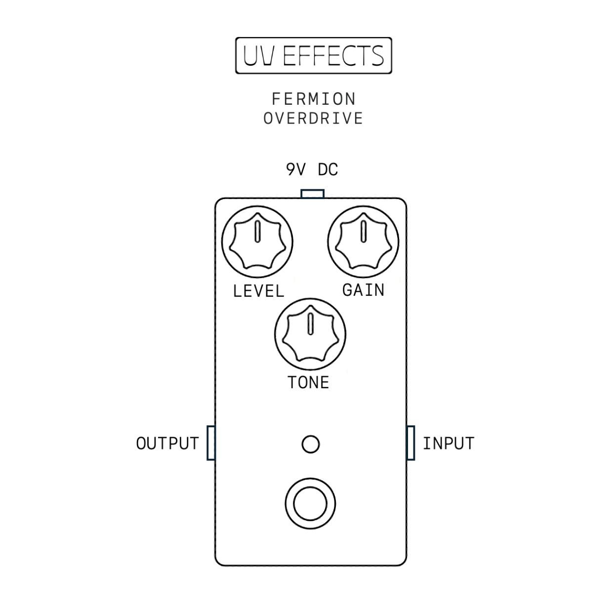 FERMION Overdrive circuit diagram and control guide
